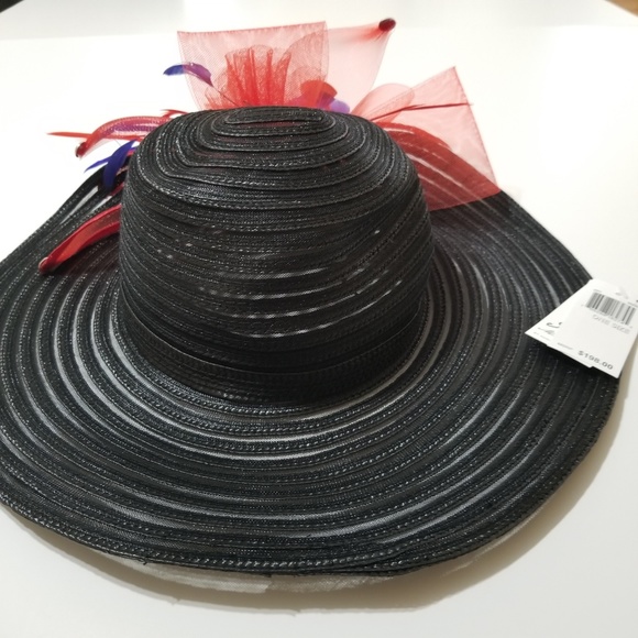 NWT August Hats Women\'s Adjustable Sun Hat Black main image 6